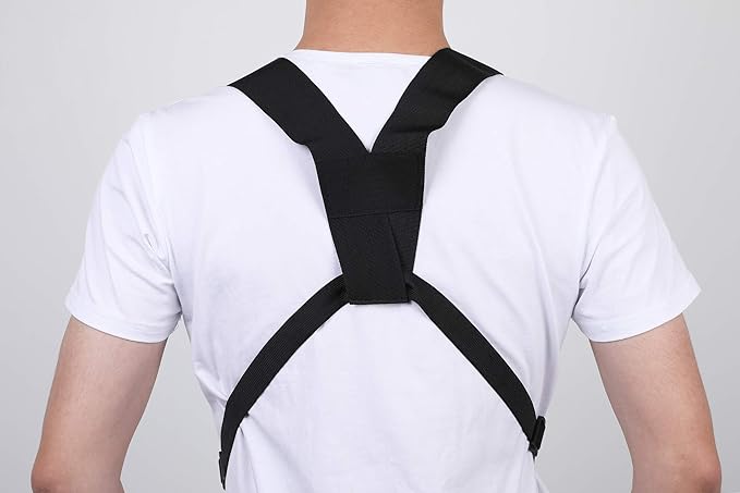 Radio Chest Harness Rig Holster Pack with Front Pouches and Zipper Bag for Universal Walkie Talkies