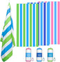 BOGI Microfiber Beach Towel Set,Quick Dry Beach Towel-(Size:L,XL)-Lightweight Absorbent Oversized Travel Towel,Sand Proof Compact Pool Towels for Travel Bath Beach Swim Gym Yoga