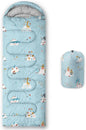 Kids Sleeping Bag for Boys and Girls,Monster Alien Print-Lightweight Warm Portable Outdoor Indoor-Waterproof Cold Weather Resistant Sleeping Bag for Camping Hiking