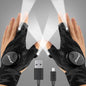 Fathers Day Dad Gifts from Daughter Son Wife LED Flashlight Gloves Gifts for Men Dad Father Boyfriend Husband Unique Cool Gadget Tools for Repairing Fishing Camping for Him Who Have Everything