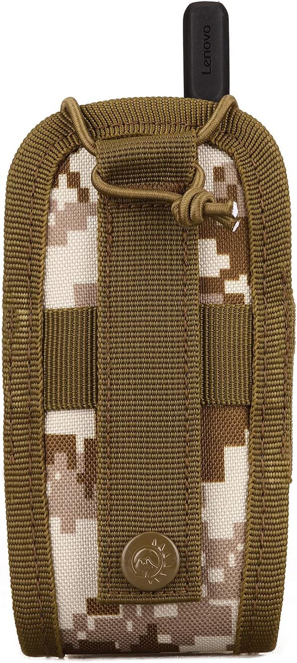 SINAIRSOFT Nylon Radio Holster, Universal Radio Case Lightweight Military Interphone Storage Bag Pouch for Molle System Walkie Talkies Holster Accessories
