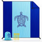OCOOPA Beach Blanket Waterproof Sandproof, 10'X 9' Extra Large, Soft and Sturdy, Sand Free, Light Weight and Portable, Perfect for Travel Camping, Picnic, Beach Vacation, Marine Life Series