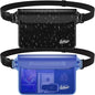 Labeol Waterproof Fanny Pack, 2 PCS Waterproof Pouch with Waist Strap, Fanny Pack to Keep Phone and Valuables Dry for Swimming Kayaking Boating Snorkeling