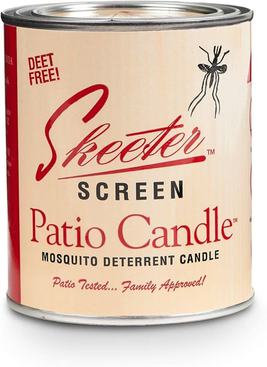 Skeeter Screen 15 Ounce Essential Oil Patio Candle - Pack of (2)