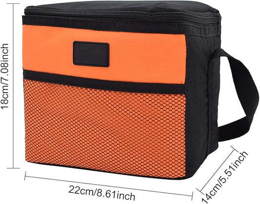 Nanxson 5L Lunch Bag Leakproof Thermal Cooler Lunch Box Adult Waterproof Insulated Lunch Tote Bag (5L,Orange)