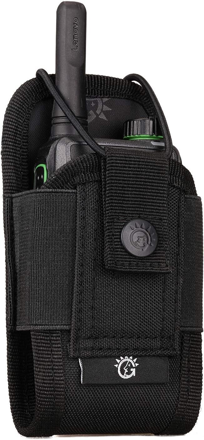 SINAIRSOFT Nylon Radio Holster, Universal Radio Case Lightweight Military Interphone Storage Bag Pouch for Molle System Walkie Talkies Holster Accessories