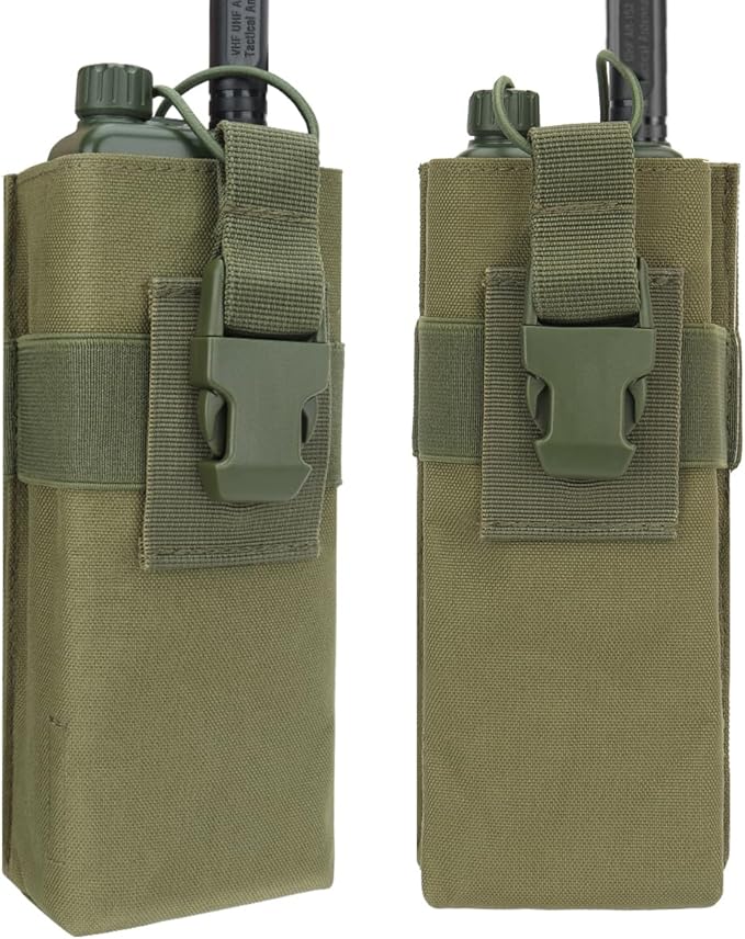 Radio Hoster Molle Radio Pouch Tactical Radio Holder Radio Case Molle Radio Bag Nylon for AR-152 UV-25 an/PRC 148 152Two Way Radio Walkie Talkies