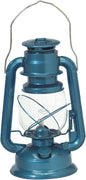 V&O 200-30060 Camper Brass Trim Oil Lantern, Blue