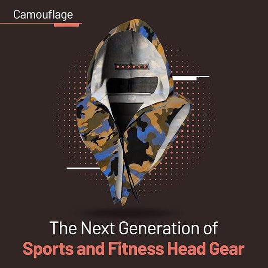 Green Camoflage, Fashion Hoodie with Internal Pockets