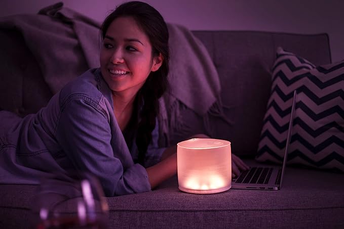 MPOWERD Luci Color Essence: Solar Inflatable Lantern with 8 Pastel Color Options, 15 Lumens LEDs, Matte Finish, Lasts Up to 6 hrs, Rechargeable via Solar, Waterproof, Indoor/Outdoor Decorating