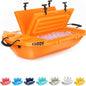 CUDDY Floating Cooler and Dry Storage Vessel for Land & Water – 40QT– Great for River, Beach, Kayak, Pool, & Lake - Multiple Color Options