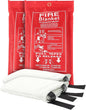 2 Packs 47" x 47" Fiberglass Emergency Fire Blanket for Home and Kitchen Camping Welding BBQ Picnic Fireproof Blanket