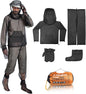 HOMEYA Net Suit XXL, Netting with Jacket Hoodie & Pants, Mittens & Socks, Lightweight Fine Mesh Full Body Clothing for Men & Women, for Camping, Hunting, Hiking, Fishing with Free Carry Pouch