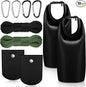 2 Sets Bear Food Bag Hanging System Ultralight Food Bag Hanging System Include 10 L Waterproof Bear Bag for Food Backing, Pulley System, Nylon Ropes and Clips for Camping Backpacking