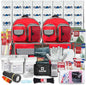 Family Emergency Kit - 4 Person | All-in-one Survival Kit Backpack for Earthquake, Flood, Disaster Relief, Civil Unrest & Outdoor - Survival Bag & Emergency Preparedness Kit for Families