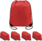BeeGreen Drawstring Backpack Bags 20,30,50 Packs Reflective String Bags for Gym Sport Trip Cinch Sack DIY for Women Men