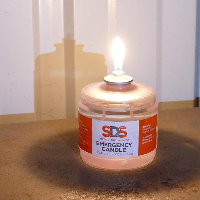 SDS Liquid Oil Candles Votive Candle Fuel Survival Candles Long Burning Candles for Emergency Candle 115 Hours