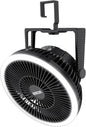 MORECORE Portable Camping Fan with LED Lantern, 24HRS Running 8inch Rechargeable Tent Fan, Powerful 3-Speed 180° Rotate with Hook, Quiet for Outdoor RV Travel Fishing Hurricane Emergency Power Outage