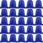 KUUQA 25Pcs Drawstring Backpack Bags String Backpack Sport Bag Sack Cinch Tote Gym Backpack Bulk for Gym Sport Traveling,Royal Blue