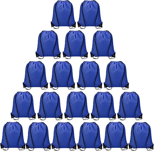 Vorspack Drawstring Backpack 20 Pieces for Party Gym Sport Trip