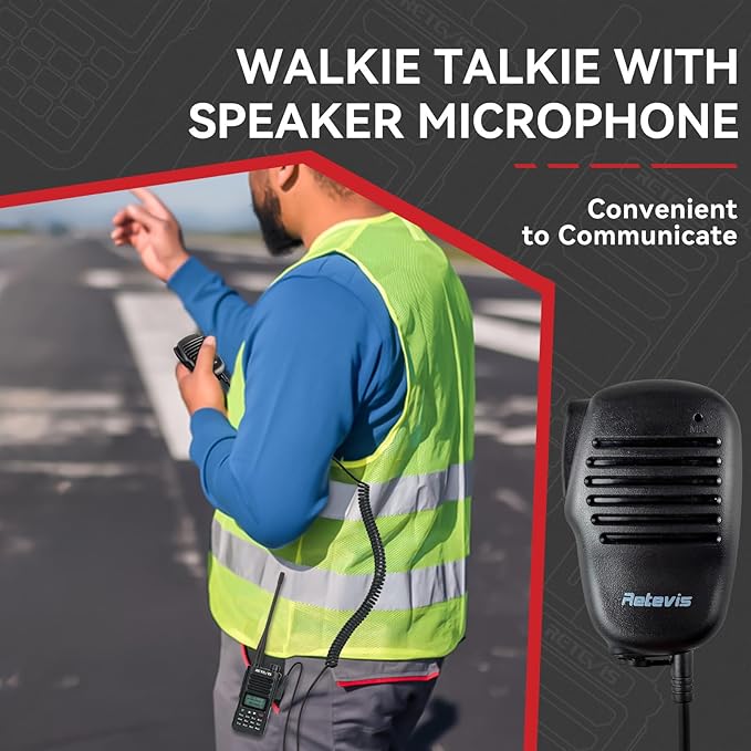 Retevis RA89 Ham Radio Handheld, Dual Band 2 Way Radio with Speaker Mic, 2500mAh Battery Long Range Walkie Talkies, Portable Dual Band Radio Includes Full Kit, Handheld Radio for Outdoor Use(4 Pack)