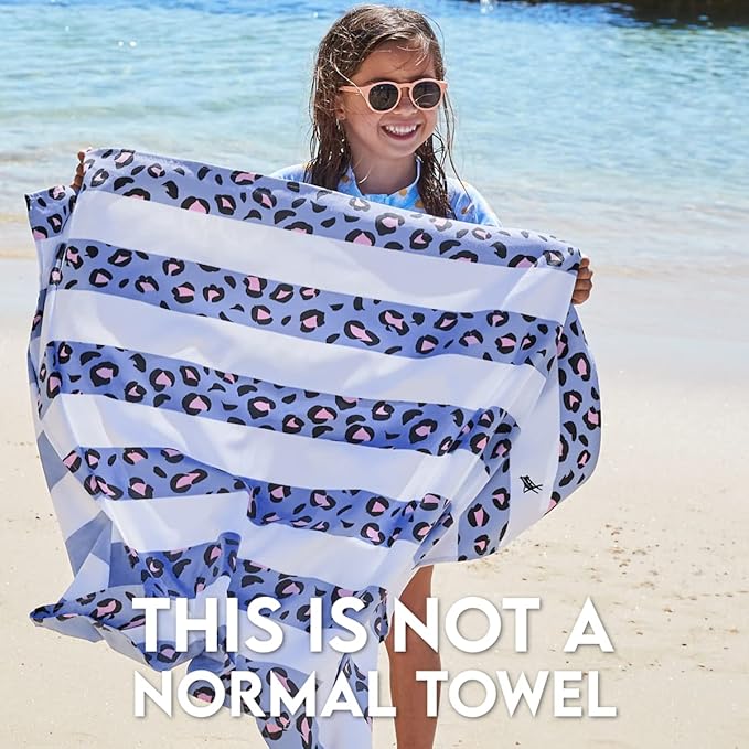 Dock & Bay Quick Drying Towel - for Sports, Gym, Travel, Yoga, Camping, Swimming - Super Absorbent, Compact, Lightweight - 100% Recycled Materials - Includes Bag - Variable Sizes