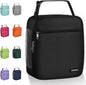 Lunch box Lunch bag for men women Insulated Lunchbox Lunch bags for Work Picnic Travel (Black)