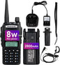 BaoFeng Radio BaoFeng UV-82 High Power Ham Radio Handheld Dual Band Portable Two Way Radio Walkie Talkies with Dual PTT Earpiece