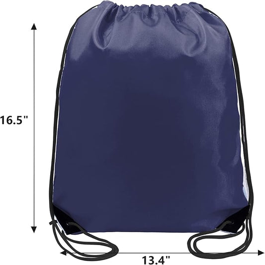 BeeGreen Drawstring Backpack Bags 20,30,50 Packs Reflective String Bags for Gym Sport Trip Cinch Sack DIY for Women Men