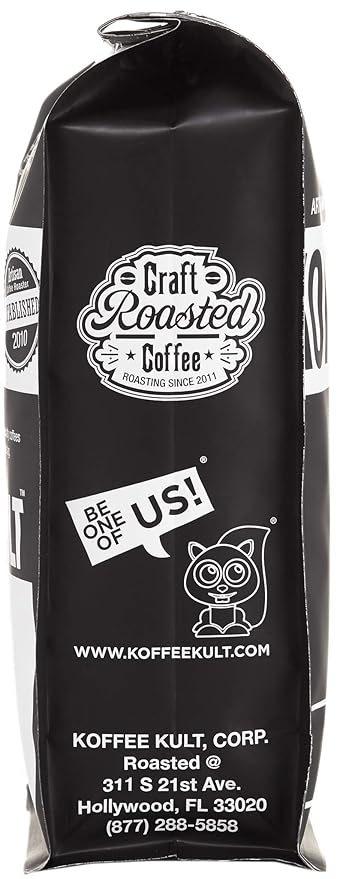 Koffee Kult Sumatra Coffee Beans Dark Roast - Indonesian Fresh Roasted Coffee Beans (Whole Bean, 12oz)