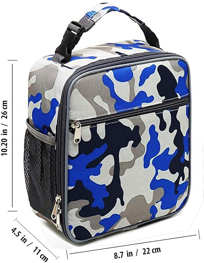 Lunch Box for Men - Reusable Lunch Bag Men Adult Women- Insulated Small LunchBox (Camouflage)