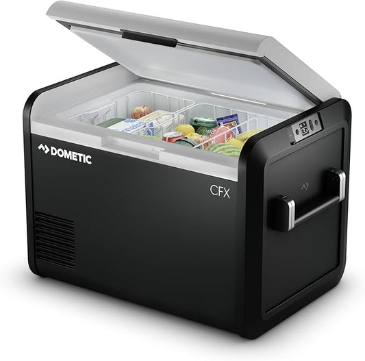 Dometic Portable Refrigerator and Freezer with ICE Maker, Powered by AC/DC or Solar