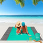 Beach Blanket, 108''*96''(274 * 243cm) Waterproof Sandproof Picnic Blankets for 4-6 Adults, Oversized Lightweight Beach Mat, Big & Compact Picnic Mat for Travel, Camping, Hiking, Beach