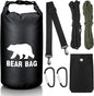 1 Set Bear Food Bag for Camping Ultralight Food Bag Hanging System Includes Waterproof Bear Bag, Nylon Ropes, Hooks for Camping Backpacking