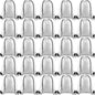 KUUQA 100Pcs White Drawstring Backpack Bag Bulk Drawstring Bags String Bags Storage Gym Backpack for Sport Gym Traveling