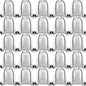 KUUQA 50Pcs White Drawstring Backpack Bulk Drawstring Bags String Bags Storage Bags Gym Backpack for Sport Gym Traveling