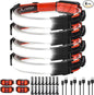 LED Headlamp Flashlight 4Packs, 1000lumens 230° Broadbeam Headlight, USB Rechargeable Head Lamp with Red Taillight, Lightweight Waterproof Headlamps for Camping Running Hiking, Hard Hat Headlamp