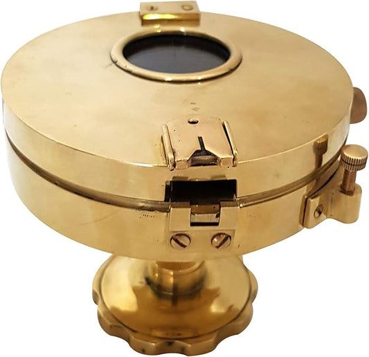 Vintage Nautical Marine Navy Navigational Ship Compass Home Decoration Handmade Unique Gimbal Compass Shiny Brass