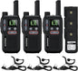 BAOFENG GT-18 Walkie Talkies for Kids Adult, License Free Long Range Rechargeable FRS Two Way Radio,1500mAh Battery, 22 Channels with Scan, Flashlight, for Camping Hiking Family, 3 Pack