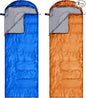 Tudomro 2 Pcs Camping Sleeping Bag for Adults, Lightweight Packable Waterproof Camping Gear Equipment to Keep Warm for Spring Summer Fall Indoor Outdoor Backpacking Hiking Travel