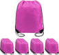BeeGreen Drawstring Backpack Bags 20,30,50 Packs Reflective String Bags for Gym Sport Trip Cinch Sack DIY for Women Men