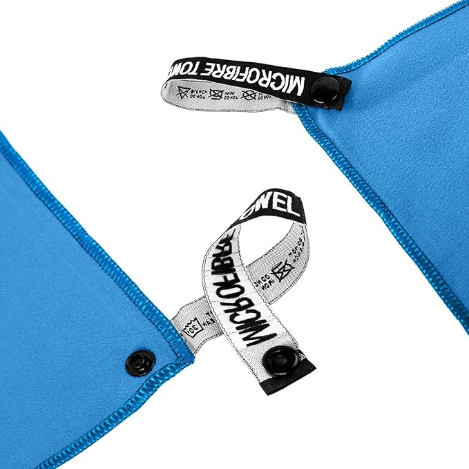 Microfiber Travel Towel, Soft Lightweight Quick Dry Towel, Super Absorbent Compact Travel & Sports & Beach Towels for Camping, Backpack, Gym, Swimming, Yoga, Hiking (L:24"×48" -Dark Blue)