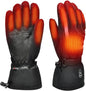 SNOW DEER Heated Gloves Electric Upgraded Men Women 7.4V Rechargeable Battery Gloves,Heated Motorcycle Glove Mittens