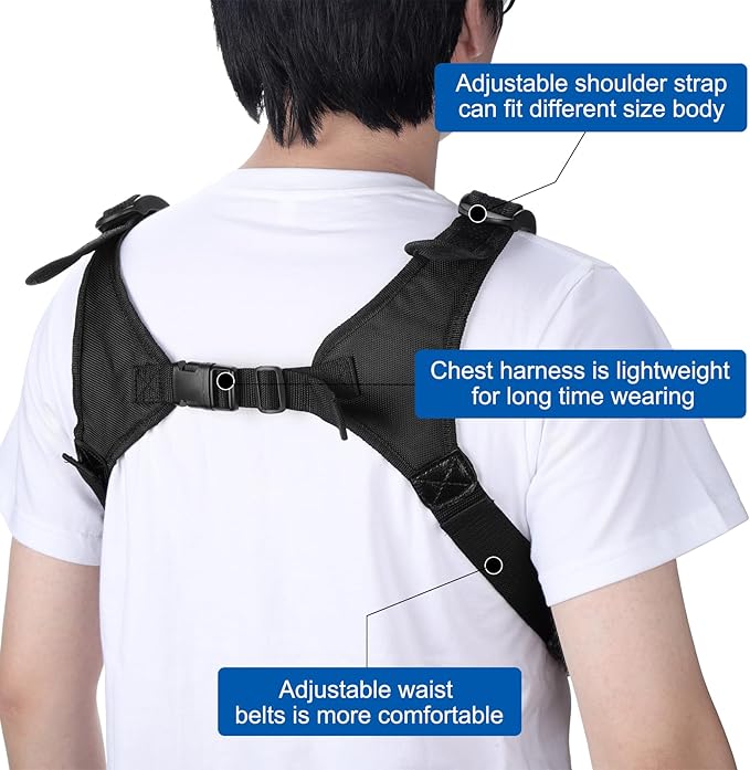 abcGoodefg Radio Chest Harness Chest Front Pack Pouch Holster Vest Rig for Two Way Radio Walkie Talkie(Rescue Essentials)