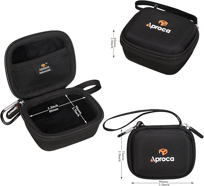 Aproca Hard Storage Travel Case, for Black Diamond Equipment Spot 400 / Storm 400 / Spot 400-R / Storm 500-R Headlamp