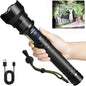 Cinlinso Flashlights High Lumens Rechargeable, 990,000 Lumens Super Bright Led Flash Light, 7 Modes with COB Light, IPX6 Waterproof, Handheld Powerful Flashlight for Home, Camping, Emerge∩cies