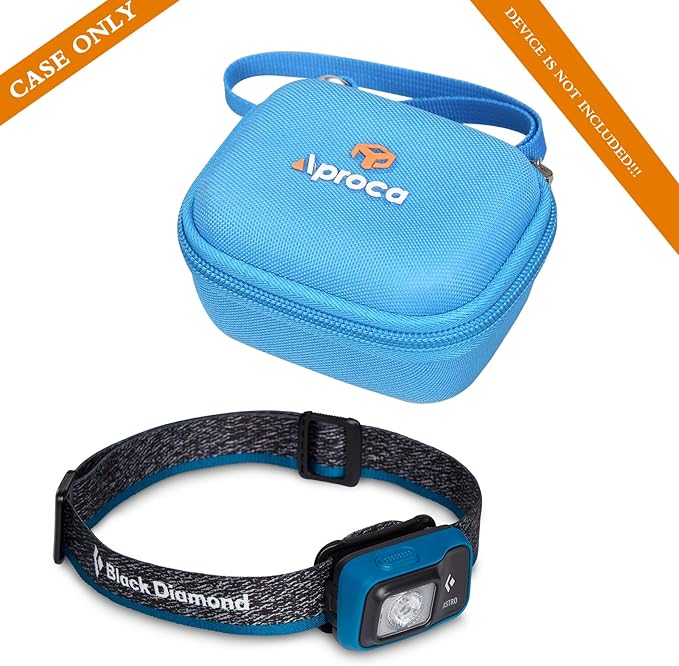 Aproca Blue Portable Hard Storage Case, for Black Diamond Equipment Spot 400 / Storm 400 / Spot 400-R/Storm 500-R Headlamp