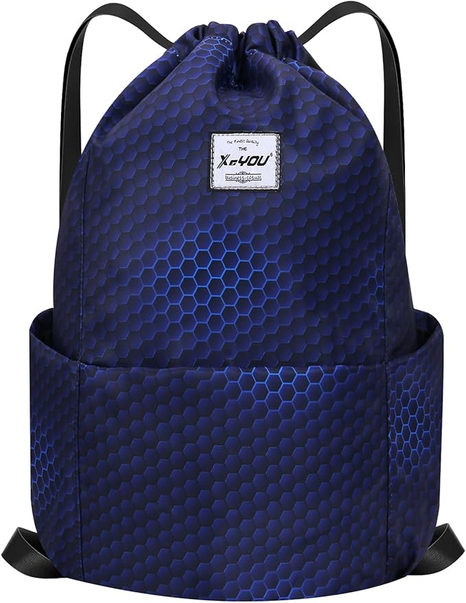 XEYOU Drawstring Sports Backpack Lightweight Gym Yoga Sackpack Shoulder Rucksack Casual Outdoor Daypack for Women and Men