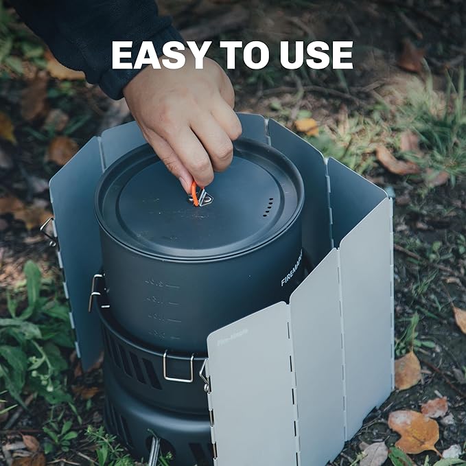 Fire Maple Versatile Outdoor Cooking Set w/Alcohol Stove Aluminum, Compact & Durable Camping Cookware Kit