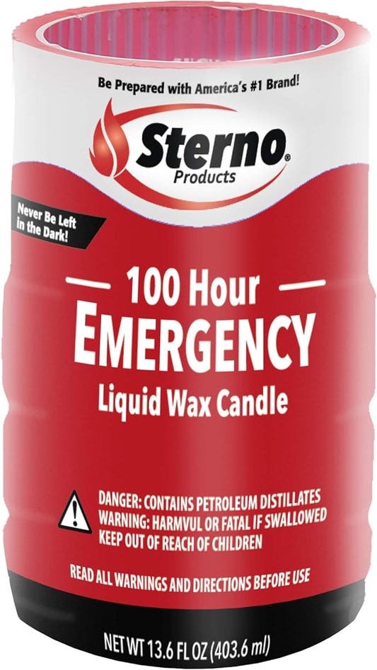Sterno Liquid Emergency Candles,13.6 oz (Pack of 4)